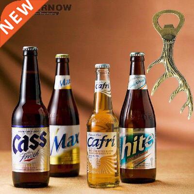 ntique ntlers utomtic Beer Bottle Opener Mgnet Beer