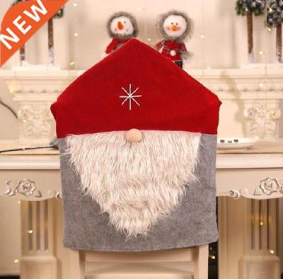 Christmas Chair Cover Removable Washable Dining Chair Seat