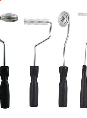 4pcs/Set Fiberglass Roller Kit Bubble Paddle Tool Laminating