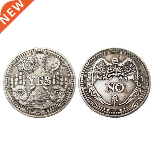 1PC Bronze Yes No Commemorative Coin Souvenir Challenge Coll