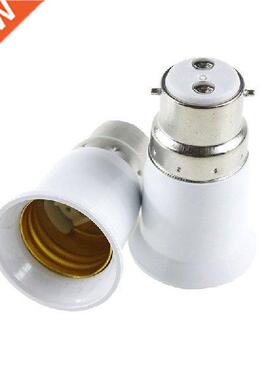 Light Bulb Adaptor Bayonet B22 To Edison Screw E27 Lamp