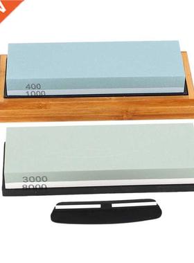 Sharpening Stone Set, Whetstone 2-IN-1 400/1000 3000/8000