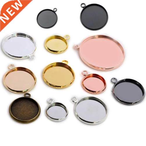 8 10 12 14 16 18 20 25 mm Round Cabochon Base Tray Bezels Bl