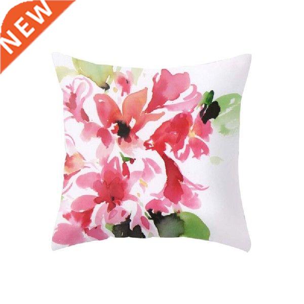 2pcs/set Sofa Throw Cushion Cover Flower Decorated Case图片
