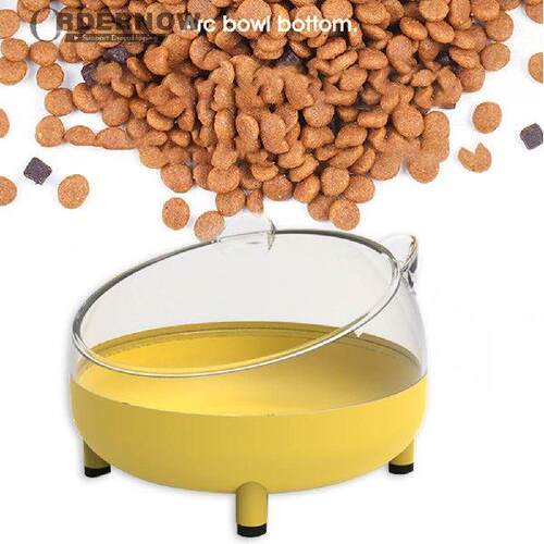 Cat Bowl with Foot Dog Food Water Anti-Overturning Pet
