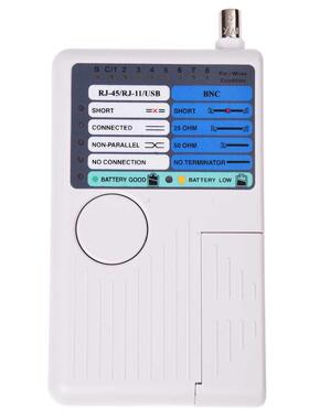 USB Wire RJ45 BNC RJ11 1394 Ethernet LAN Cable Tester