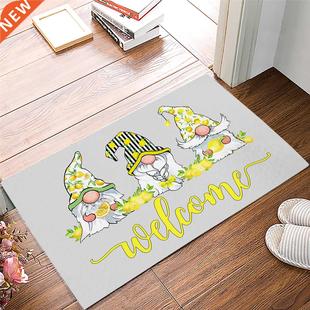 Gnome Summer Fruit Lemon Doormats Home Kitchen Entrance