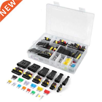 Car Electrical Connector Terminal 1/2//4/5/6 Pin Way+Fuses