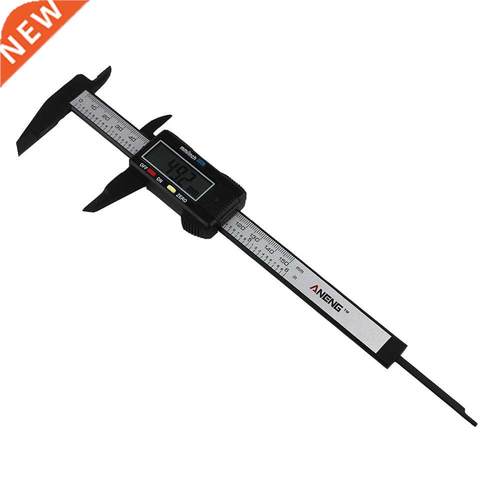 150mm/0.1mm LCD Caliper Vernier Carbon Fiber Composite Gauge