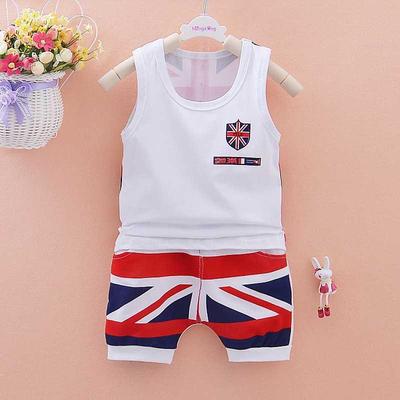 Summer Children Kid Boys Girls Cotton Clothes man Tie Shirt