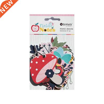 CRZCrafter 67pcs Printed Paper Diecuts Shapes Foil Design F