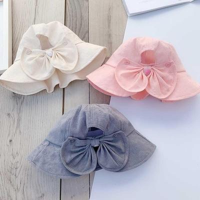 Outdoor Baby Bucket Hat Infant Girls Fisherman Sun Hats Cott