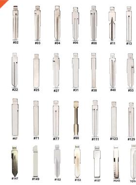 35pcS/SET 35 types Metal Blank Uncut Flip KD Remote Key Blad
