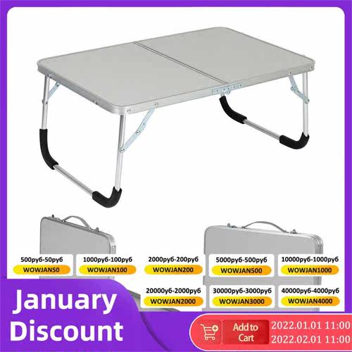 Aluminium Folding Desk Laptop Desk Portable Outdoor Camping