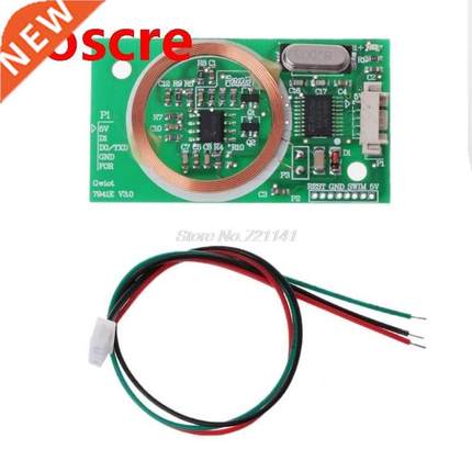 EM4100 8CM RFID Reader Wireless Module UART 3Pin 125KHz DC 5