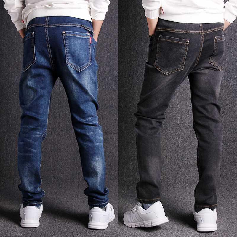 3-18T Boy Jeans 2021 New Fashion Spring Autumn Teens Loose E