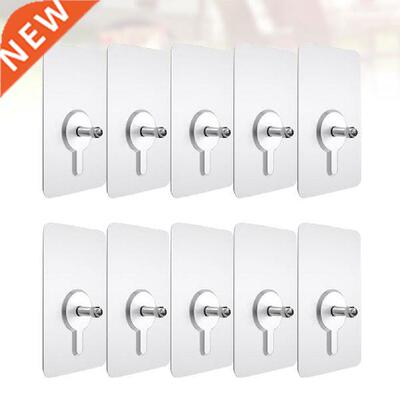 10pcs Punch-free Non-mrking Screw Stickers Wll Picture