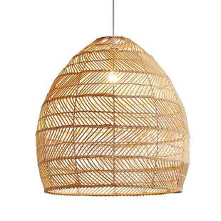 Rattan Lamp Pendant Light Vintage Hanging Lamp Shades E27
