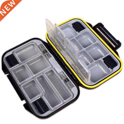 12 Compartments Plastic Fishing Box Bait Two-color Fishing T