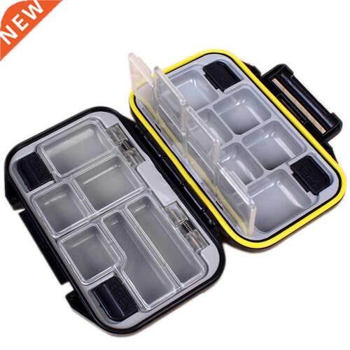 12 Compartments Plastic Fishing Box Bait Two-color Fishing T