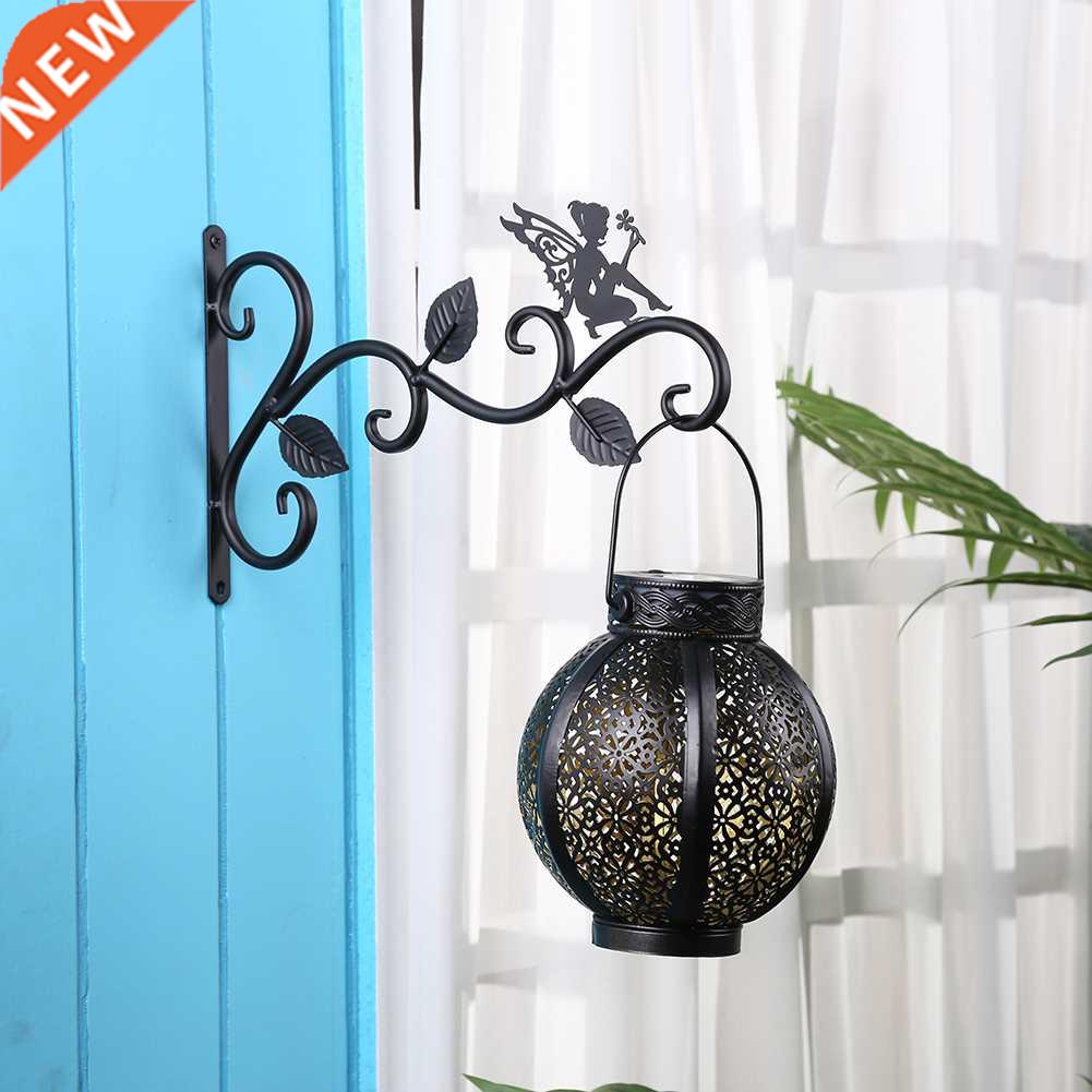 Wrought Iron Wall Hanging Flower Pot Support Bird Plants