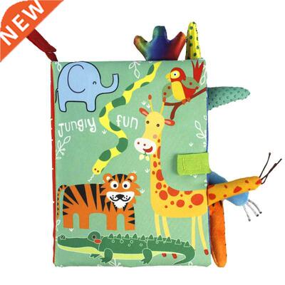0-6M Baby Early Learning Toy Tail Cloth Book Parent-child I