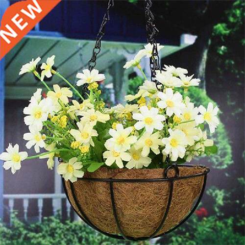 Flowerpot Coconut Palm Mat Garden Hanging Basket Planter