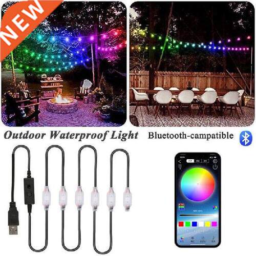 12.5m LED Outdoor Waterproof Atmosphere Light String APP