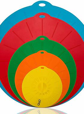 5 pcs BPA Free Silicone Suction Lids Food Covers Microwave M