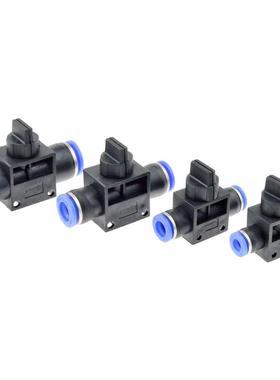 Air Pneumatic Hand Valve Fitting 10mm 8mm 6mm 12mm OD Hose P