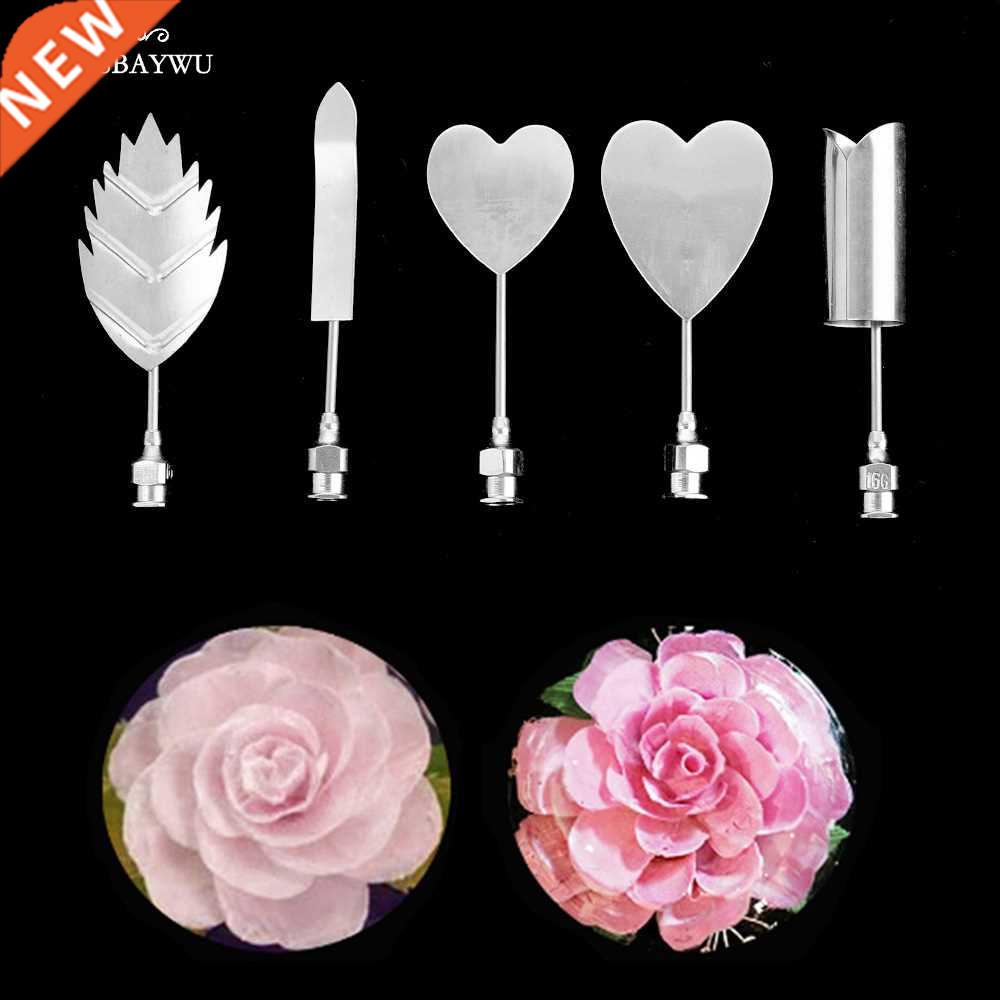 5PC D Carnation Cake Decorating Mold Needle Nozzle Tools