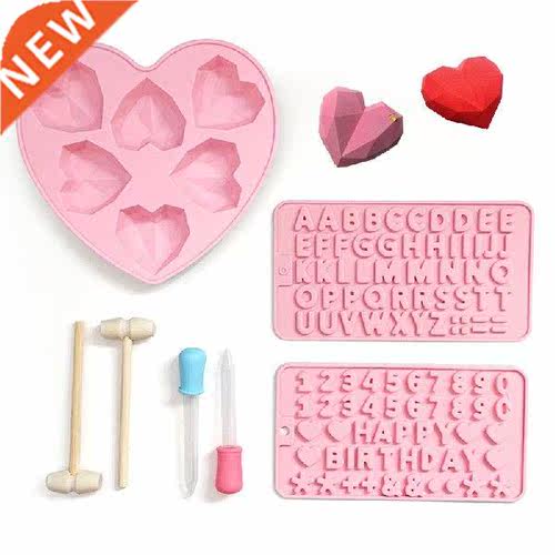 Cake Mds Love Heart Shape Silicone Fondant Dessert