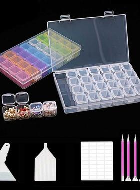 Diamond Painting Tools Set 28 Cells Plastic Storage Box and