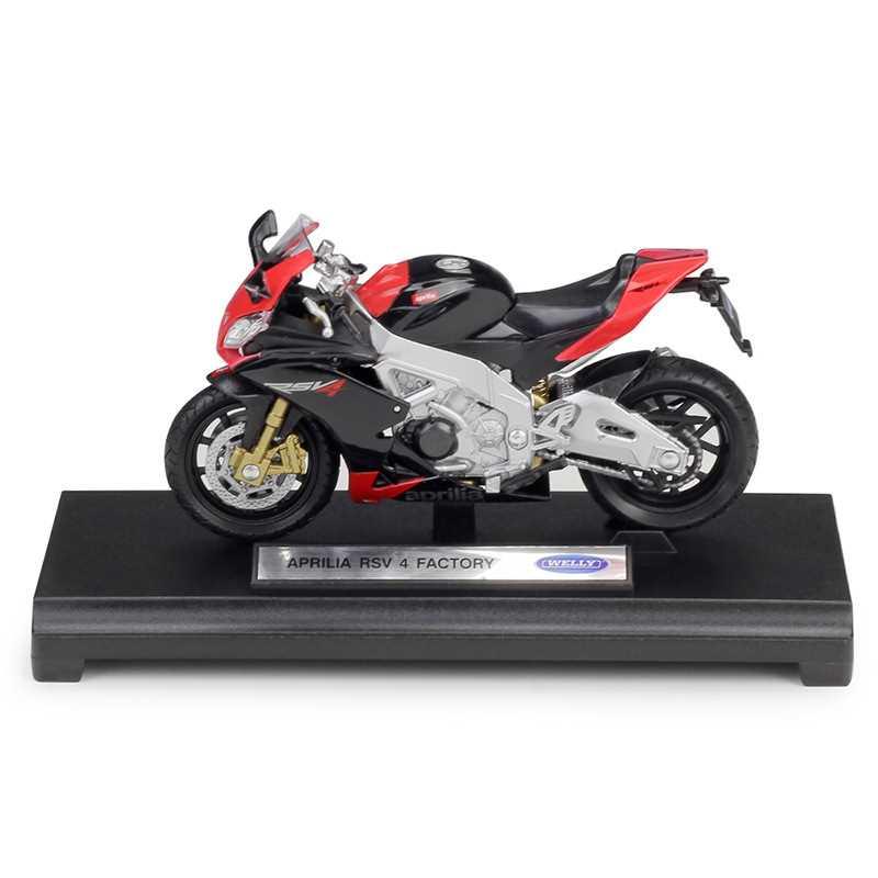 Welly 1:18 Aprilia RSV 4 Factory Die Cast Vehicles Collectib