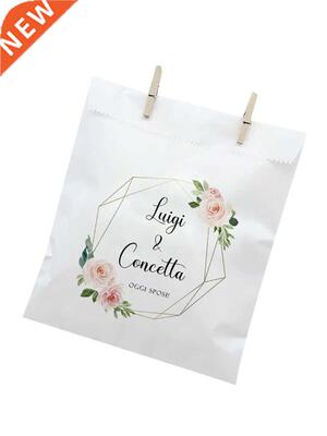 Personalized Wedding Favor Bag,Custom Name Date Thank you Ca