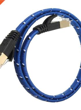 50cm Braided CAT-7 10 Gigabit Ethernet Cable Modem Router Pa