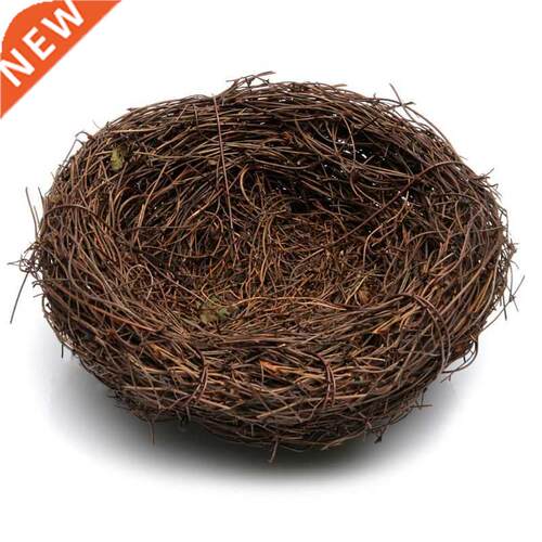 Handmade Vine Brown Bird Nest House Home Nature Craft Holida