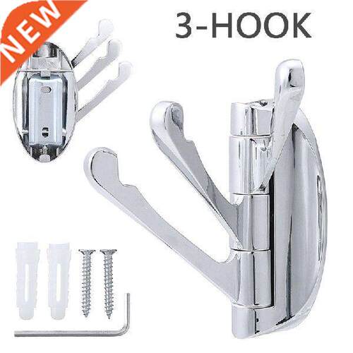 Wall Mounted Bathroom Organzer Hooks Stanless Steel