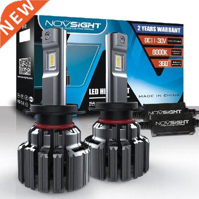 H7 LED 9005 Car Headlights Bulbs 90W 15000LM Decoder