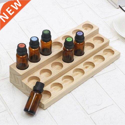 Desktop Storage Rack Wooden Essential Oil Storage Box Solid