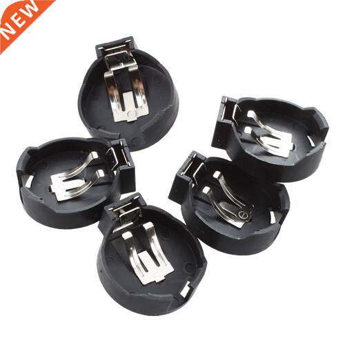 PCB Hole Plugging Type CR/LIR2450 Button Cell Holder 5 Pcs B