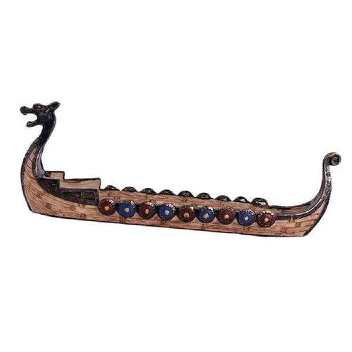Resin Dragon On Boat Ornament For Festival Aquarium