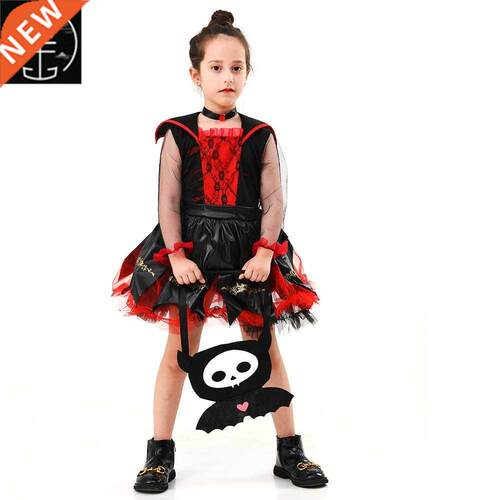 Halloween children's witch cosplay dress masquerade witch