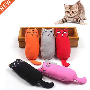 Cat Grinding Catnip Toys Funny Interactive Plush Cat Toy Pet