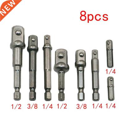 8Pcs Socket Adapter Set Impact Driver Power Bits Extension B