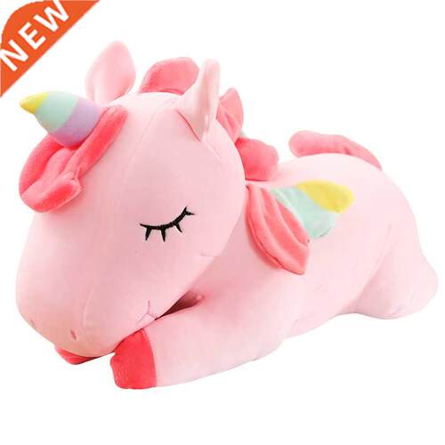 Dropshipping Giant Unicorn Plush Toy Soft Sitting Stuffed Po