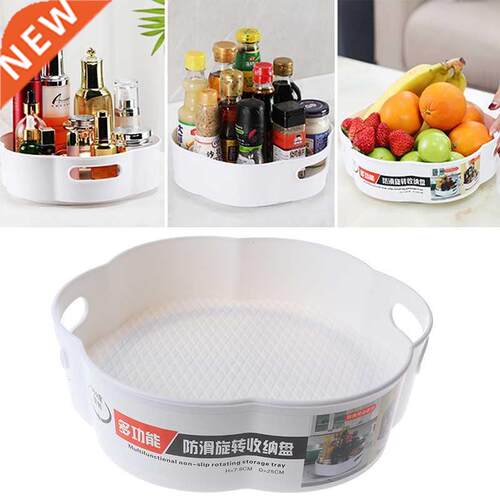 60 Rotating Tray Kitchen Storage Containers for Spice jar F