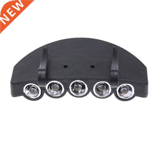 5 LED ClipOn Clip Hat Cap Lamp Caplight Fishing Light Campin
