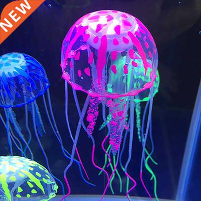 Artificial Swim Effect Jellyfish Aquarium Decoration Fish Ta