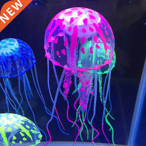 Artificial Swim Effect Jellyfish Aquarium Decoration Fish Ta